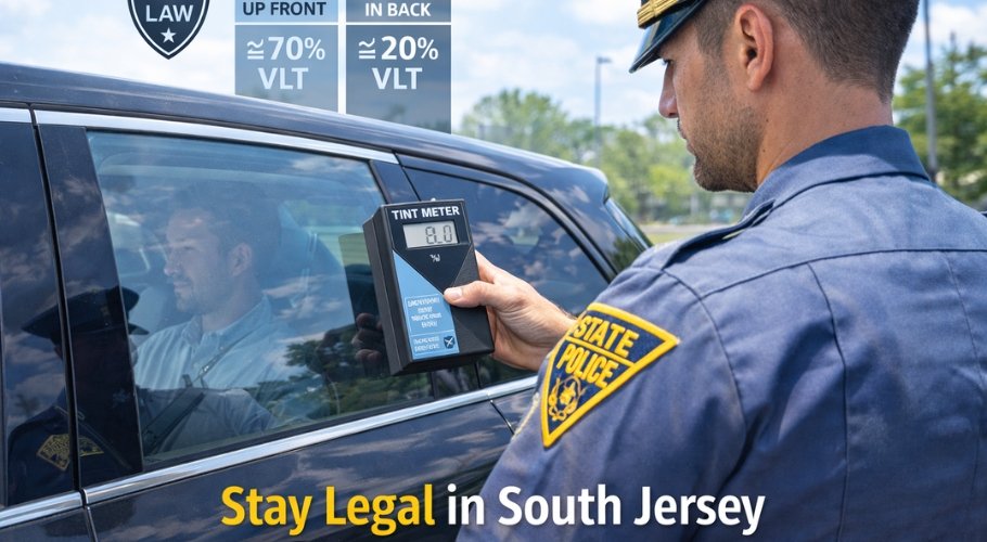 New Jersey Window Tint Laws 2026: Is Your Car Legal in South Jersey?
